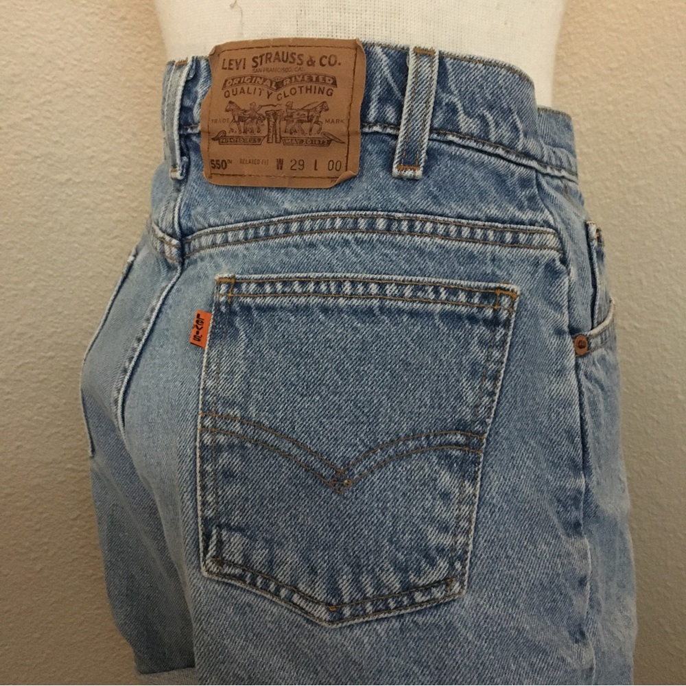 Vintage LEVI’s orange tab jeans shorts